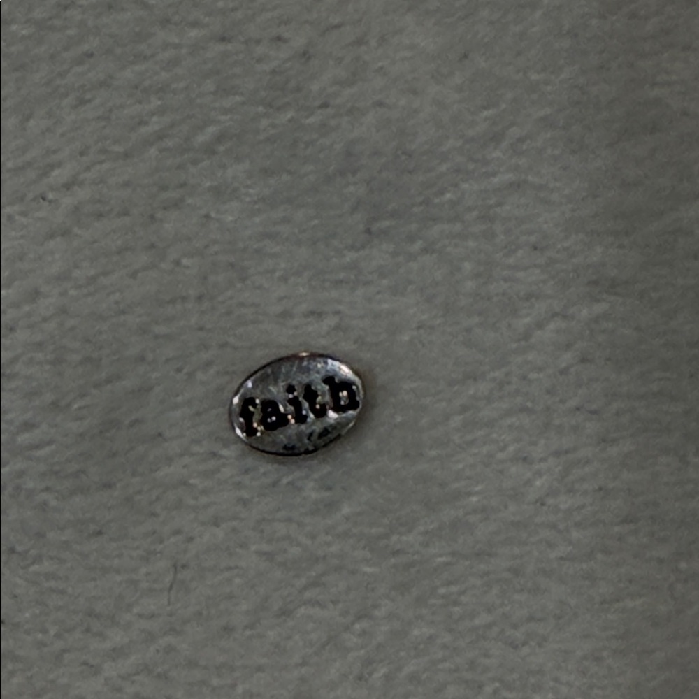 Origami Owl Living Lockets HTF Retired Faith Floating Charm